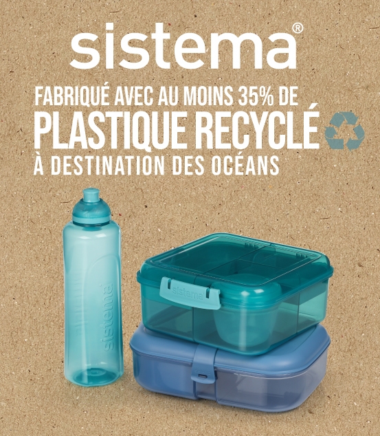 Contient du plastique recyclé provenant de l'océan