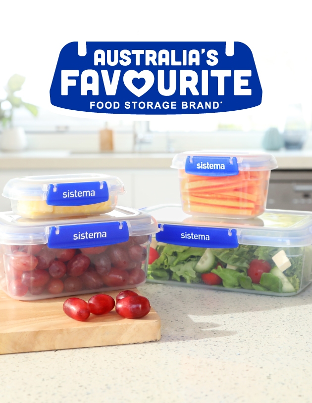 Australia's favourite* food storage brand * Circana & Quantium Data to 6/10/24 (Last 52W)